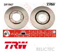 Front Brake Disc for Nissan Ford:PATROL III 3,GR IV 4,MAVERICK,GR V 5