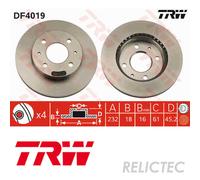 Front Brake Disc for Nissan:SUNNY IV 4,ALMERA I 1 D0206-0M602 40206-0M601