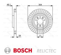 Front Brake Disc for Peugeot Citroen:308 II,SW II,508,SW,C4 Picasso II 2 4249K1