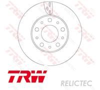 2x Brake Discs Pair Vented fits CITROEN RELAY 3.0D Front 2006 on 280mm Set TRW