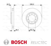 Front Brake Disc for Renault:MASCOTT 5010260603
