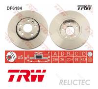 Front Brake Disc for Renault:MEGANE III 3,LAGUNA 3,GRAND SCENIC 3,3,LATITUDE