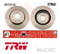 Front Brake Disc for Suzuki:GRAND VITARA II 2 55211-65J02-000 55211-65J01
