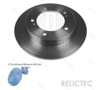 2x Brake Discs Pair Solid fits SUZUKI SAMURAI SJ410 1.0 Front 88 to 04 F10A Set