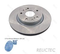 Blue Print Carbon Pair Internally Vented Painted Brake Disc Rotor ADK84346 FRONT