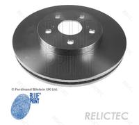 2x Brake Discs Pair Vented fits TOYOTA PREVIA CLR30 2.0D Front 01 to 06 1CD-FTV