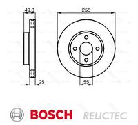 Front Brake Disc for Toyota:COROLLA 4351213030 4351247020
