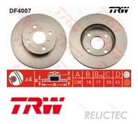 Front Brake Disc for Toyota:STARLET,TERCEL,PASEO 43512-16120 43512-16070