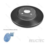 2x Brake Discs Pair Vented fits TOYOTA YARIS/VITZ 1.5 Front 2013 on 280mm Set