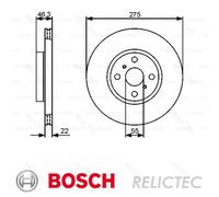 BOSCH 0 986 479 431 Brake disc