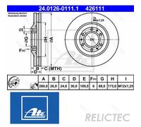Front Brake Disc for Vauxhall Opel Isuzu:FRONTERA Mk I 1,A,B,TROOPER II 2 569051