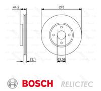 Front Brake Disc Ford:B-MAX,TRANSIT,TOURNEO,FIESTA VI 6 1833867 EY16-1125BA