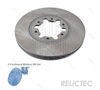 2x Brake Discs Pair Vented fits FORD RANGER ET TDCi 2.5D Front 99 to 12 274mm