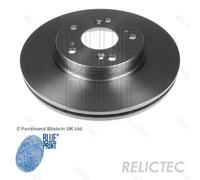 2x Brake Discs Pair Vented fits HONDA CIVIC Front 05 to 22 282mm Set Blue Print