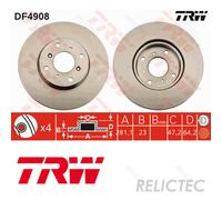 Front Brake Disc Honda:CIVIC VI 6 45251-ST3-E60