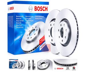 Front Brake Disc Kit BOSCH For Mercedes E-Class W207 W212 C207 2009+