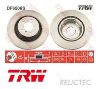 Front Brake Disc Land Rover:RANGE ROVER III 3 LR031843 SDB500193 SDB500192