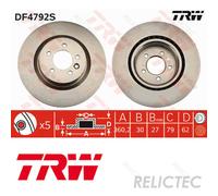 Front Brake Disc Land Rover:RANGE ROVER SPORT,DISCOVERY IV 4,III 3 SDB000622