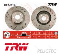 Front Brake Disc MB:C209,W203,S203,A209,R171,CL203,C,CLK,SLK 2034210912