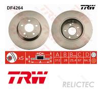 Front Brake Disc MB:S211,W211,C219,E,CLS 2114210912 A211421091264 211421091264