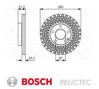 Front Brake Disc MB:W176,W246 W242,C117,A,B,CLA 2464210012 A2464210012