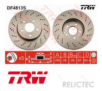 Front Brake Disc MB:W204,S204,C204,C 2044210912 2044212812 A2044213612