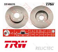 Front Brake Disc MB:W204,S204,W212,S212,C204,A207,C207,R172,C,E,SLK,SLC