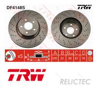 Front Brake Disc MB:W220,C215,S 2204210812 A220421251264 220421251264 2204212512