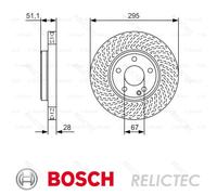Front Brake Disc MB:X156,W176,C117,W246 W242,X117,CLA,GLA,A,B 2464212412