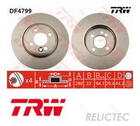 Front Brake Disc Mini:MINI CLUBMAN,MINI Cooper,Mini Cooper 6858651 34116858651