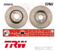 Front Brake Disc Mini:MINI Cooper 34116768933 6768933 6768933 34116768933