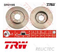 TRW DF6119S Brake Disc for MINI