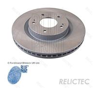 Blue Print ADC443100 Brake Disc Set (2 Brake Disc) front, internally ventilated, No. of Holes 5