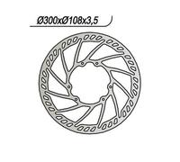 Ng 1024232 Round Brake Disc Silver