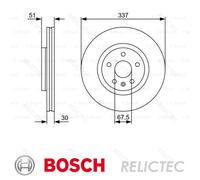 Front Brake Disc Opel Vauxhall Saab:INSIGNIA A,9-5 13576781 13501940 13502215