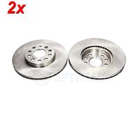 Front Brake Disc OPTIMAL 2x Fits AUDI A3 CUPRA FORD SEAT SKODA VW 98-24 2631430