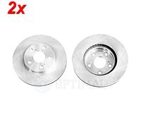 2x New Brake Disc for TOYOTA:PRIUS Liftback,PRIUS II Liftback 4351247030
