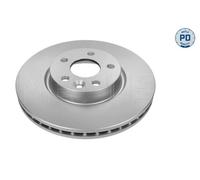 Front Brake Disc 2x MEYLE Fits FORD Galaxy LAND ROVER VOLVO S60 II 06-19 1379965