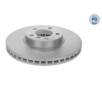 Front Brake Disc Pair Set Fits BMW X5 X6 Premium MEYLE 383 521 0004/PD