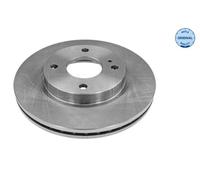 Front Brake Disc Pair Set Fits Ford KA 3 Fiesta Saloon 6 Van MEYLE 715 521 0027