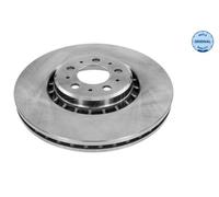 2x MEYLE 515 521 5025 Brake Disc Front Vented 336mm Outer Diameter Fits Volvo