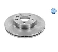 Front Brake Disc Pair Set Fits VW Transporter MK4 Van MEYLE 115 521 0035