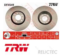 Front Brake Disc Saab Opel Vauxhall Holden:9-3,SIGNUM,VECTRA C,Mk II 2 569005