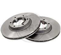 Front Brake Disc Set for Mitsubishi L200 87-96 L300 83-90 Pajero Shogun 82-91