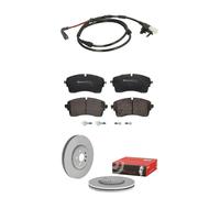 FRONT BRAKE DISC SET WITH BRAKE PADS KIT 09.C982.23 P44028 BREMBO FOR LAND ROVER