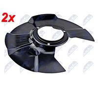 Front Brake Disc Splash Panel Left Right 2x NTY Fits VW Lt28-50 75-96 291407343