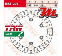 TRW Lucas Brake disc MST206, rigid