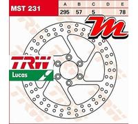 Motorcycle Brake Disc 295mm MST231 TRW Set Genuine Top Quality Guaranteed New