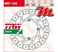Front Brake Disc TRW Lucas MST 306 for Kawasaki KX 125 KX125K 1989-2002