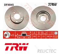 Front Brake Disc VW:PASSAT 8E0615301A 8E0615301C